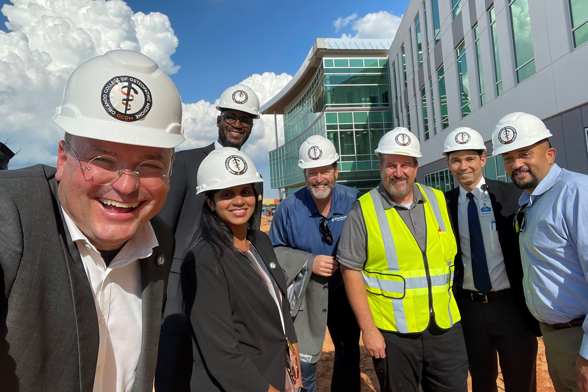 OCOM and AHU teams at groundbreaking