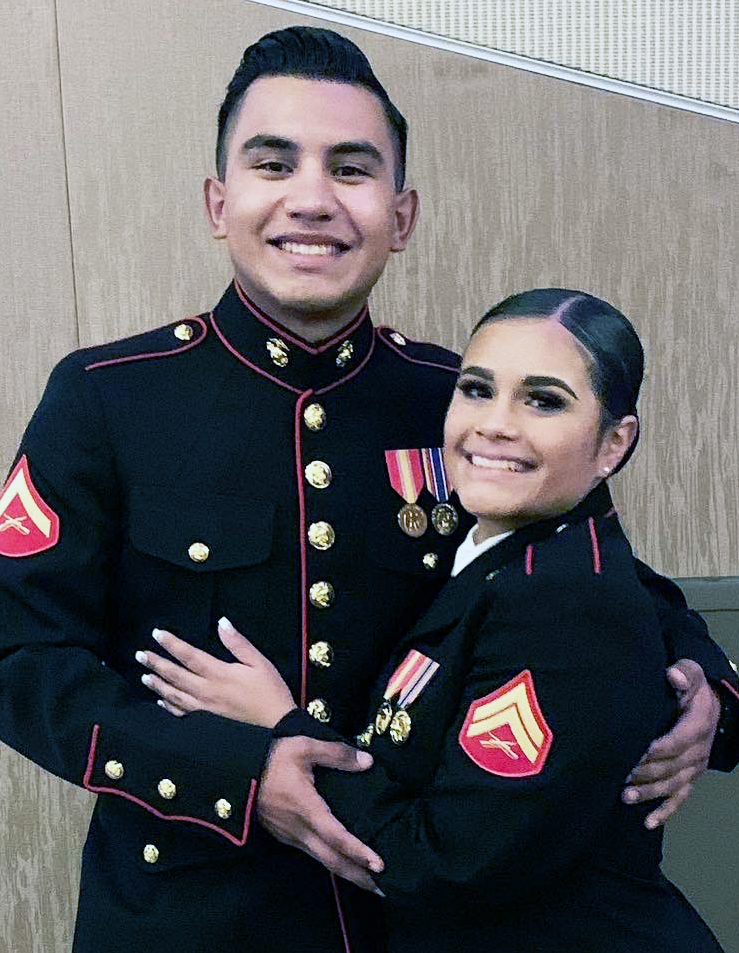 Valerie Lara and her husband
