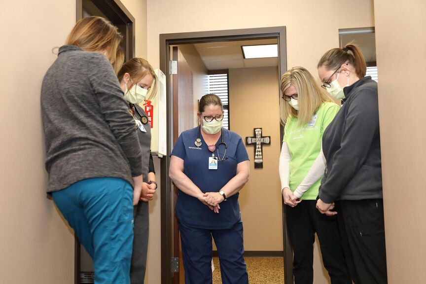 Theresa Peterson Praying