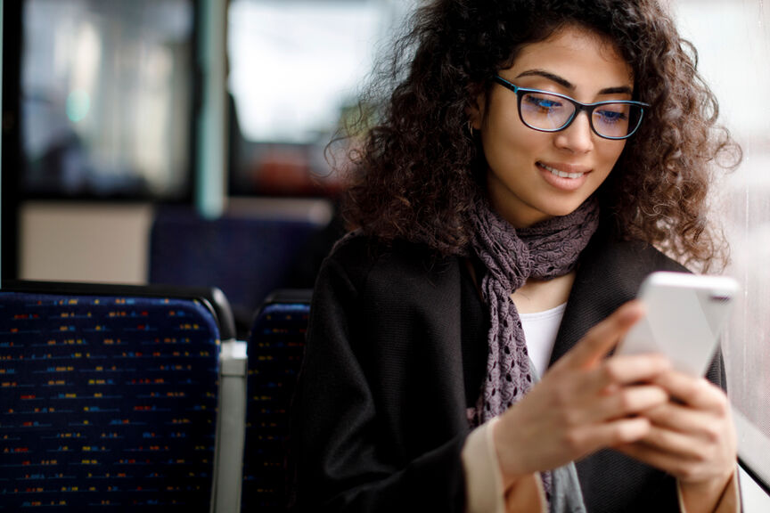 Young Woman Using Phone