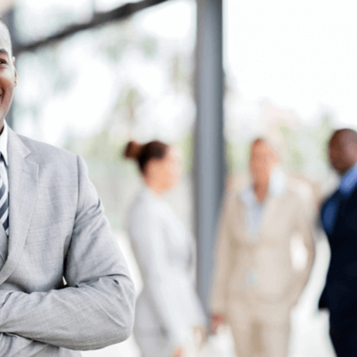 Black man in Suit Smiling