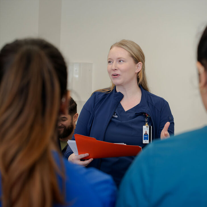 Hannah Schumacher in clinical environment