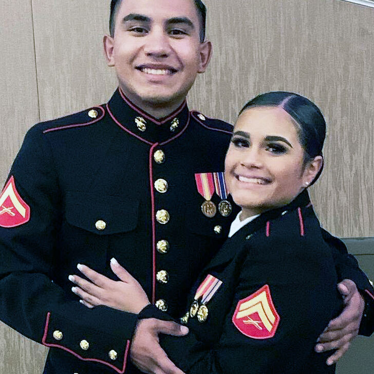 Valerie Lara and her husband