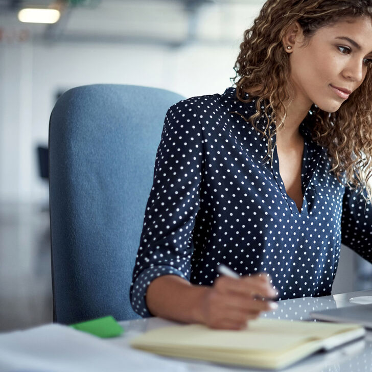 Young woman on laptop